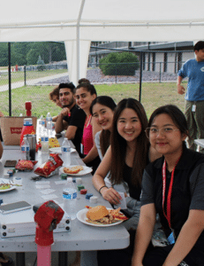 IRH residents at event