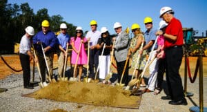 IRH team groundbreaking